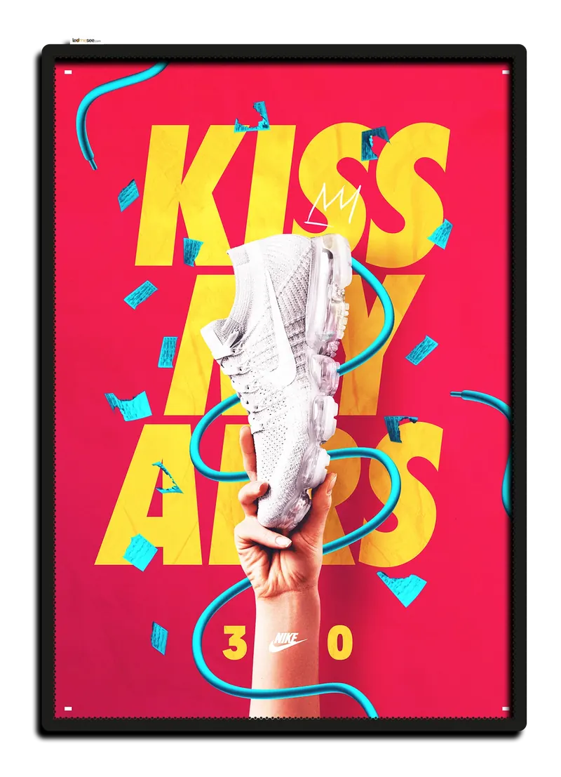 LED-ramme A0