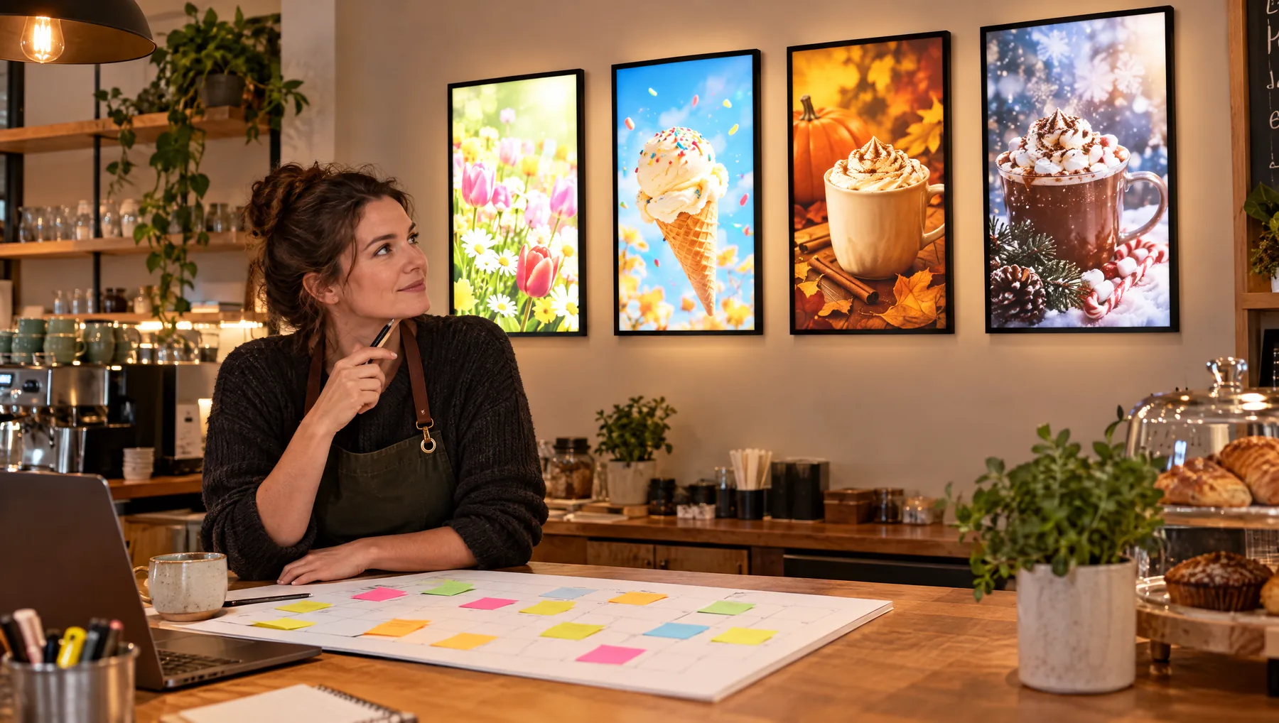 Year-round promotion calendar for shops and venues